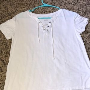 American eagle White Xs top